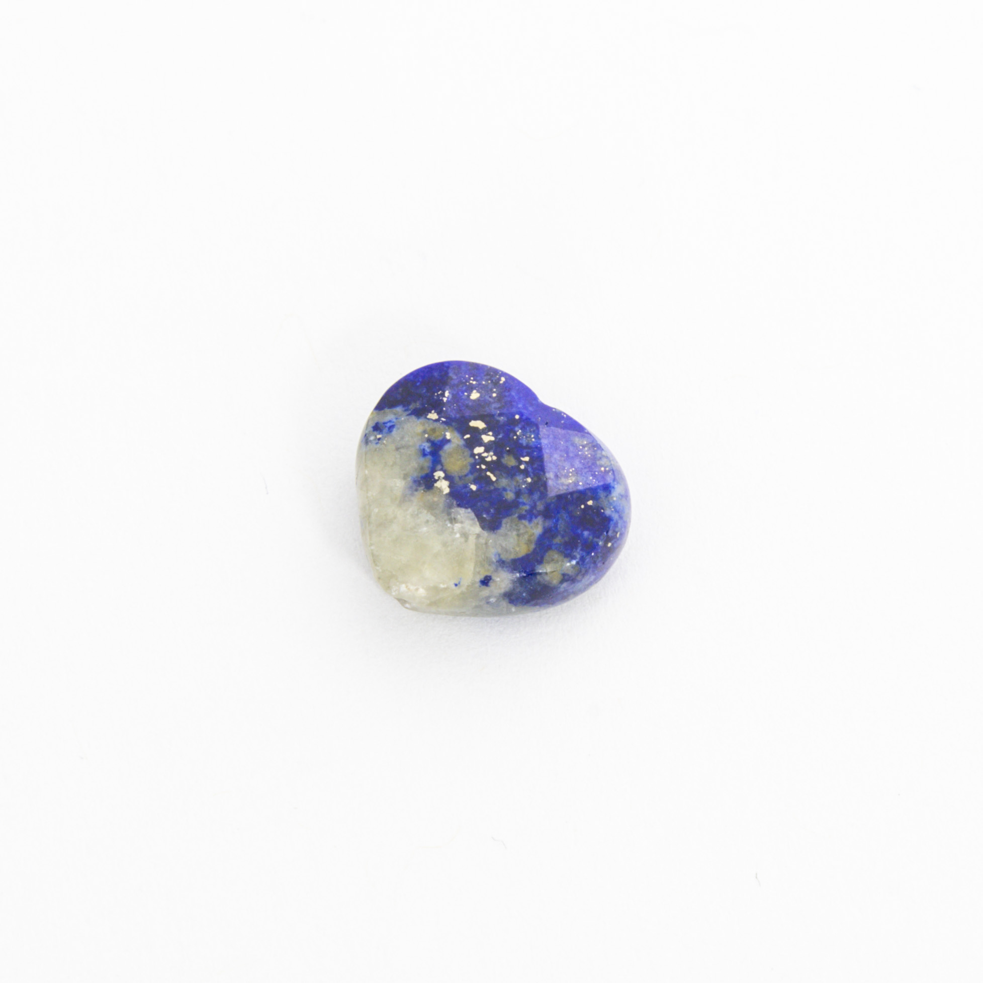 18974 Lapis Stone Heart Spacer 12mm 